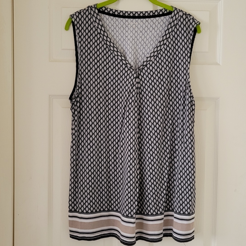 Croft & Barrow XL V-Neck Blouse